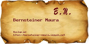 Bernsteiner Maura névjegykártya
